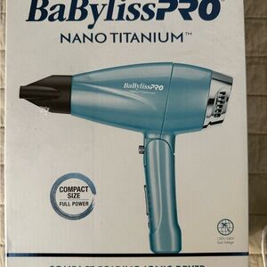 BaBylissPRO Nano Titanium Hair Dryer - Blue